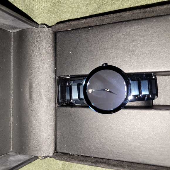 Men's blue 39 Stainless Steel Watch